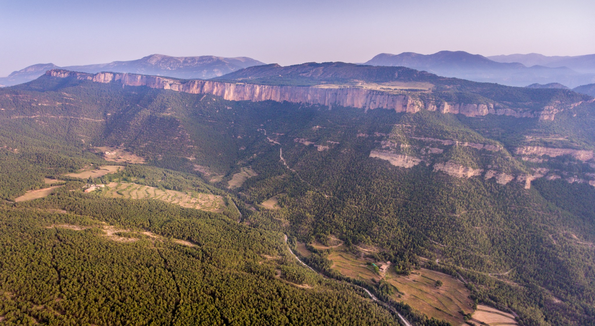 Panorama of the Busa cliffs